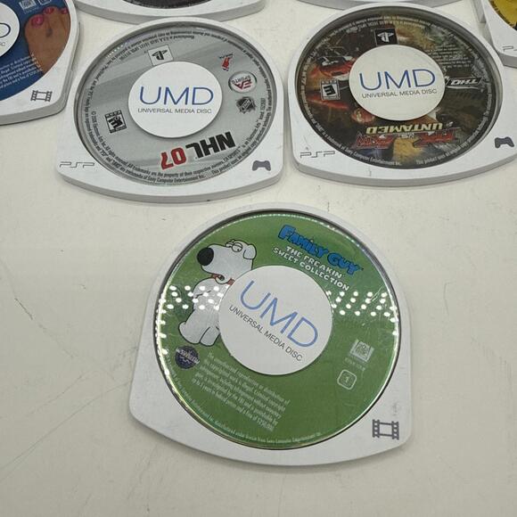 Sony PSP Console Bundle W/10Games, 2 Game Cases, Cover & Charger No Battery Work - Picture 6 of 12